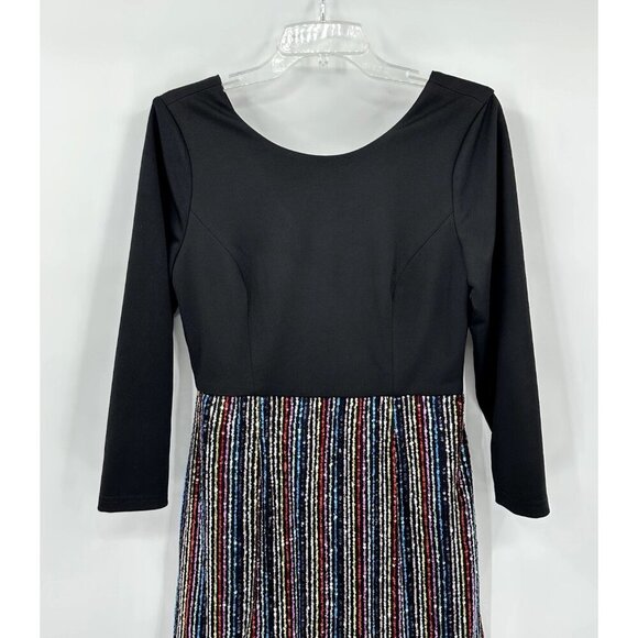 HUTCH dress rainbow sparkle sequins knit party cocktail night out colorful 8 - Picture 2 of 6